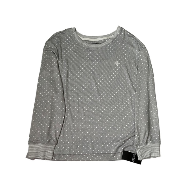 NWT RALPH LAUREN Crewneck Jogger Pant Pajama Set, Size L - Picture 8 of 8